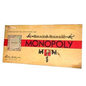 Vintage 1950's‎ version of Parker Brother’s Monopoly game Antique
